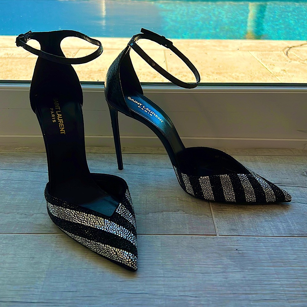 Saint Laurent’s Zoe 105 D’Orsay. Size 41 Euro